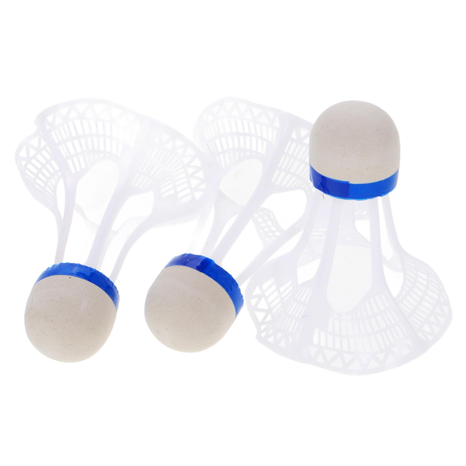 Abaodam Wind Resistant Badminton Shuttlecocks 3-Pack Durable Nylon Shuttlecocks for Indoor Outdoor Training Practice Stable Flight Suitable for All Skill Levels