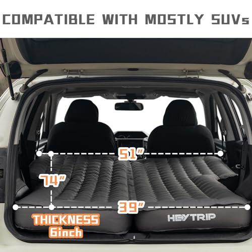 image for HEYTRIP Widen SUV Air Mattress for Car Camping, Inflatable 6 Inch Thic