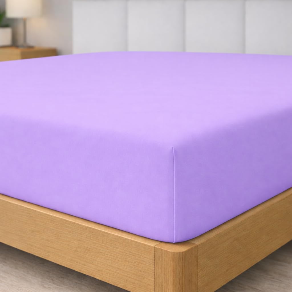 Degrees Home Lenzuolo Con Angoli 140x190 Cm – Tasca Profonda 33 Cm – Microfibra Giallina – Adatto A Materassi Alti - 3