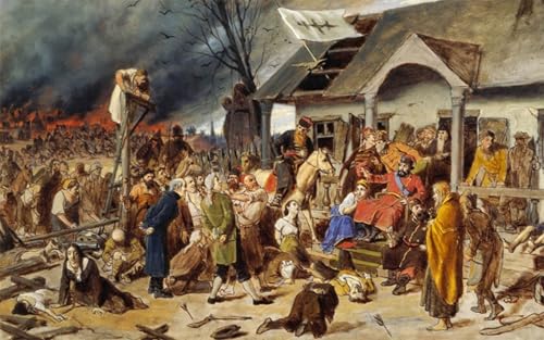 Célèbre Affiche Artistique la Cour de Pougatchev de Vasily Perov premium
