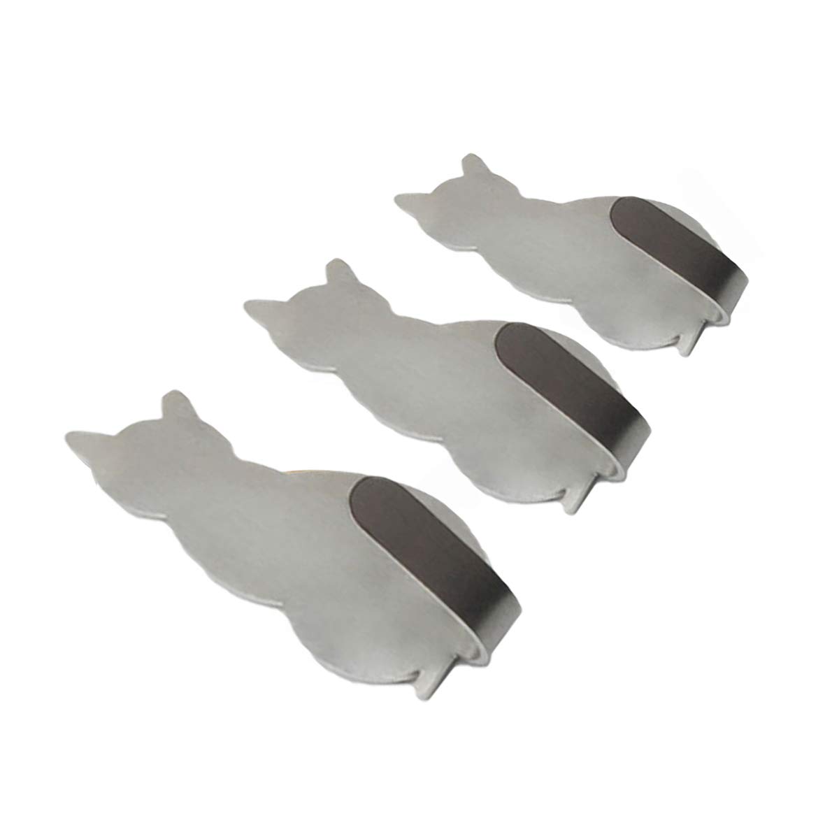 Genérico Toallero Ganchos para Toallas autoadhesivos Ganchos para Albornoz Ganchos Decorativos Ganchos de Pared creativos para Gatos Acero Inoxidable Soporte para Toallas de baño Cocina Ganch