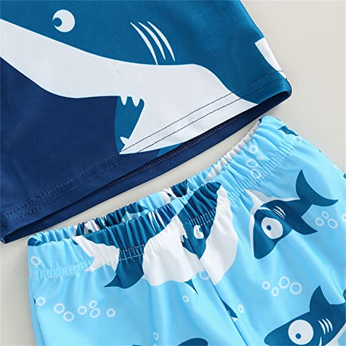 Ensemble 3 pcs maillot de bain bébé garçon imprimé dinosaure - 4