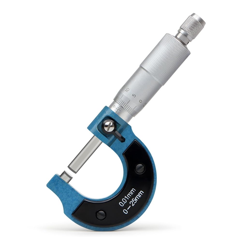 Osmond 0.01mm 0-25mm Outside Micrometers Measuring Gauging Tool Scale Mechanical Caliper Micro Meter for Measurement