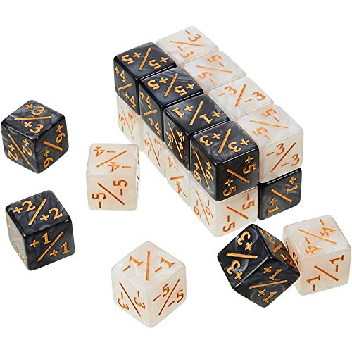 48 Pieces Dice Counters Token Dice Loyalty Dice Marble D6 Dice Cube Compatible With Mtg, Ccg, Card Gaming Accessory #TOP6