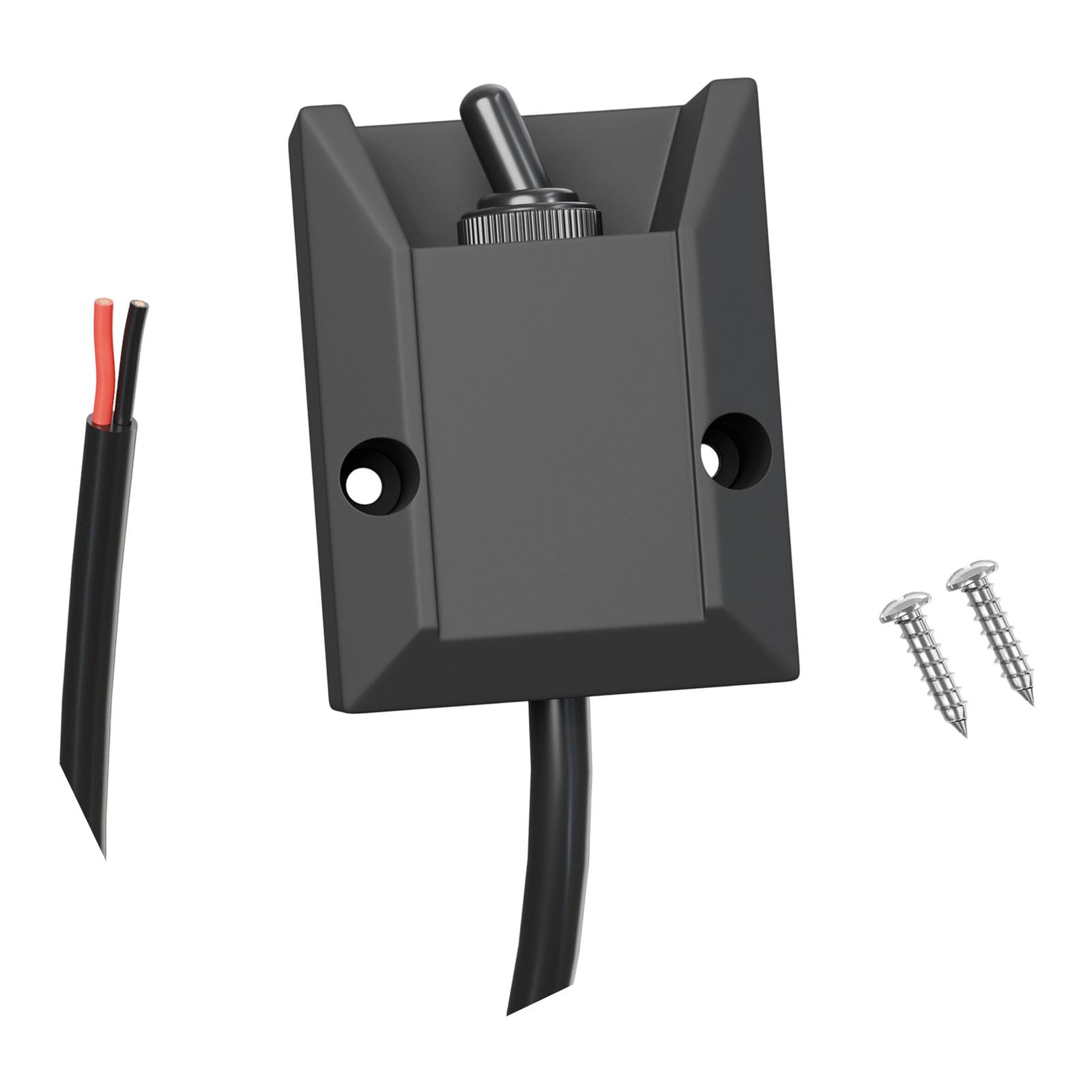 Interruptor basculante fuerte de 12 V-30 A con mecanismo de bloqueo 264346-10 para un control estable del circuito en entornos hostiles. Interruptor de oscilación