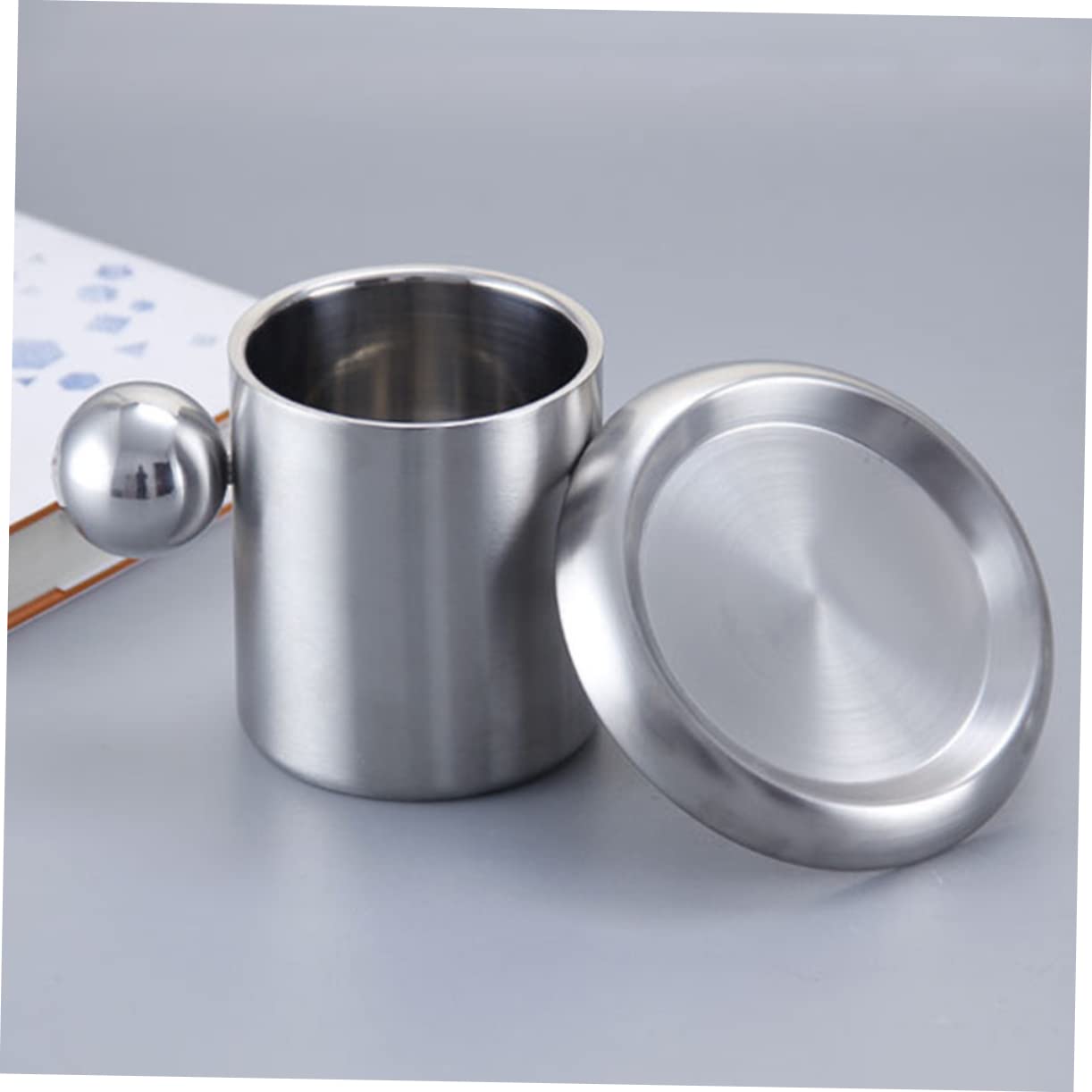 Hemobllo Lot De 2 Gobelets À Double Paroi En Acier Inoxydable Pour Camping Randonnée Eau Café Usage Domestique