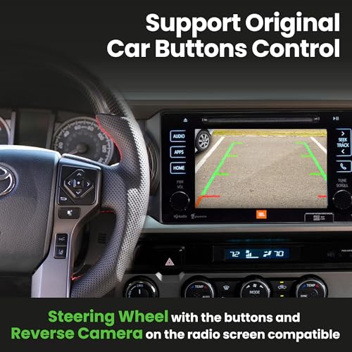 Image of Wireless /Wired Adapter for CarPlay Android Auto Compatible with Toyota Tacoma 2014-2019 Entune 2.0 High Definition Audio High Screen Resolution.