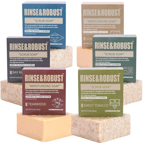 Rinse & sturdy Natural Bar Soap 6 Pack