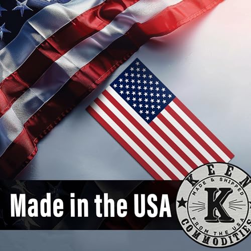 Image of American Flag Magnet - Durable Patriotic USA Car Magnet - Indoor /Outdoor Use - 3 Size Options Available (12 inch x 6.3 inch)