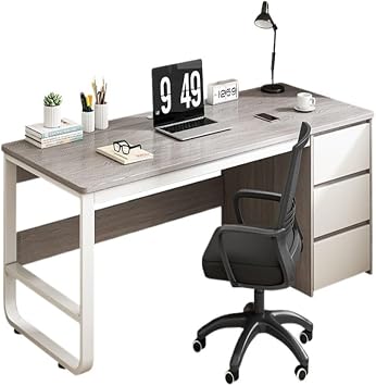 Home Computer Desk Office Desk with Drawer Home Bedroom Modern Minimalist Bedroom Student Study Desk Computer Desk Desktop DeskG,A