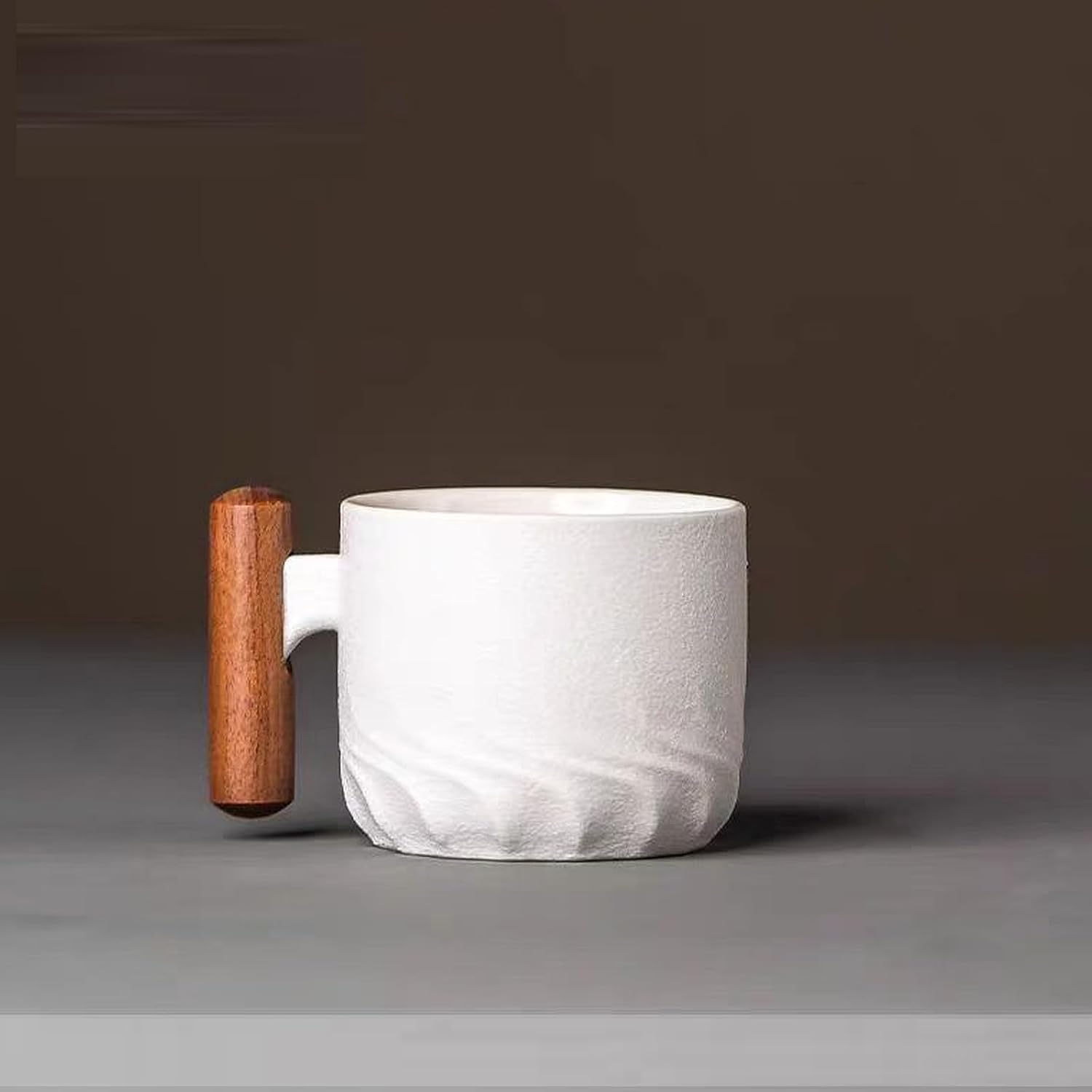 Espresso Cups 70 ml, Premium Ceramic Mini Tea and Coffee Cups With Handle, Small Mocha Mugs for Latte, Espresso (White)