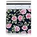 100 Pack 10x13 Pink and Green Flowers Poly Mailers Shipping Envelopes Bags with Custom Designer Printed Boutique Pattern and Self Seal Adhesive Strip - Large Heavy Duty  Waterproof 2.5Mil Bulk Combo