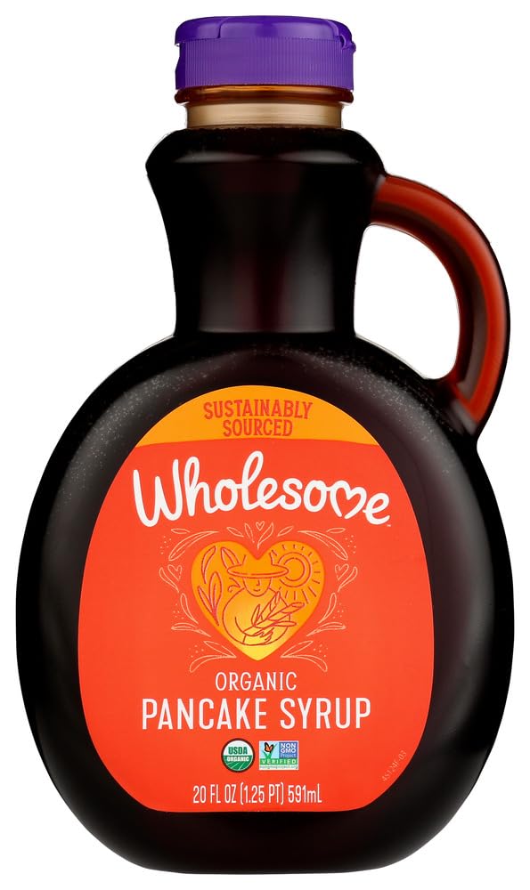 Wholesome Sweeteners, Inc., Organic Pancakes Syrup, Original Thick and Rich (Pack of 3)