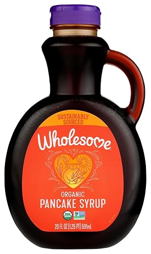 Edulcorantes Wholesome - Miel de maple para tortitas, Original, 20 Fl Oz