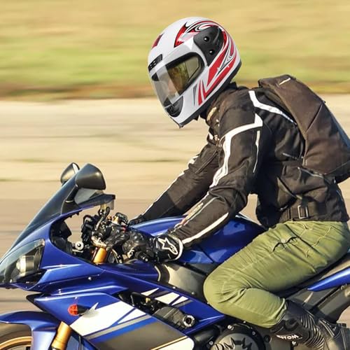 Casco integral de moto ligero que reduce la fatiga cervical 4