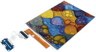 13.3インチ E-Ink Spectra 6 (E6) フルカラー E-Paper ディスプレイ HAT+、1600×1200 ピクセル、SPI 通信、低消費電力、広視野角、電気を使わずに紙のような効果 (13.3インチ e-Paper HAT+ (E))