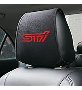 Amazon | スバル STI 車のヘッドレストカバー シート