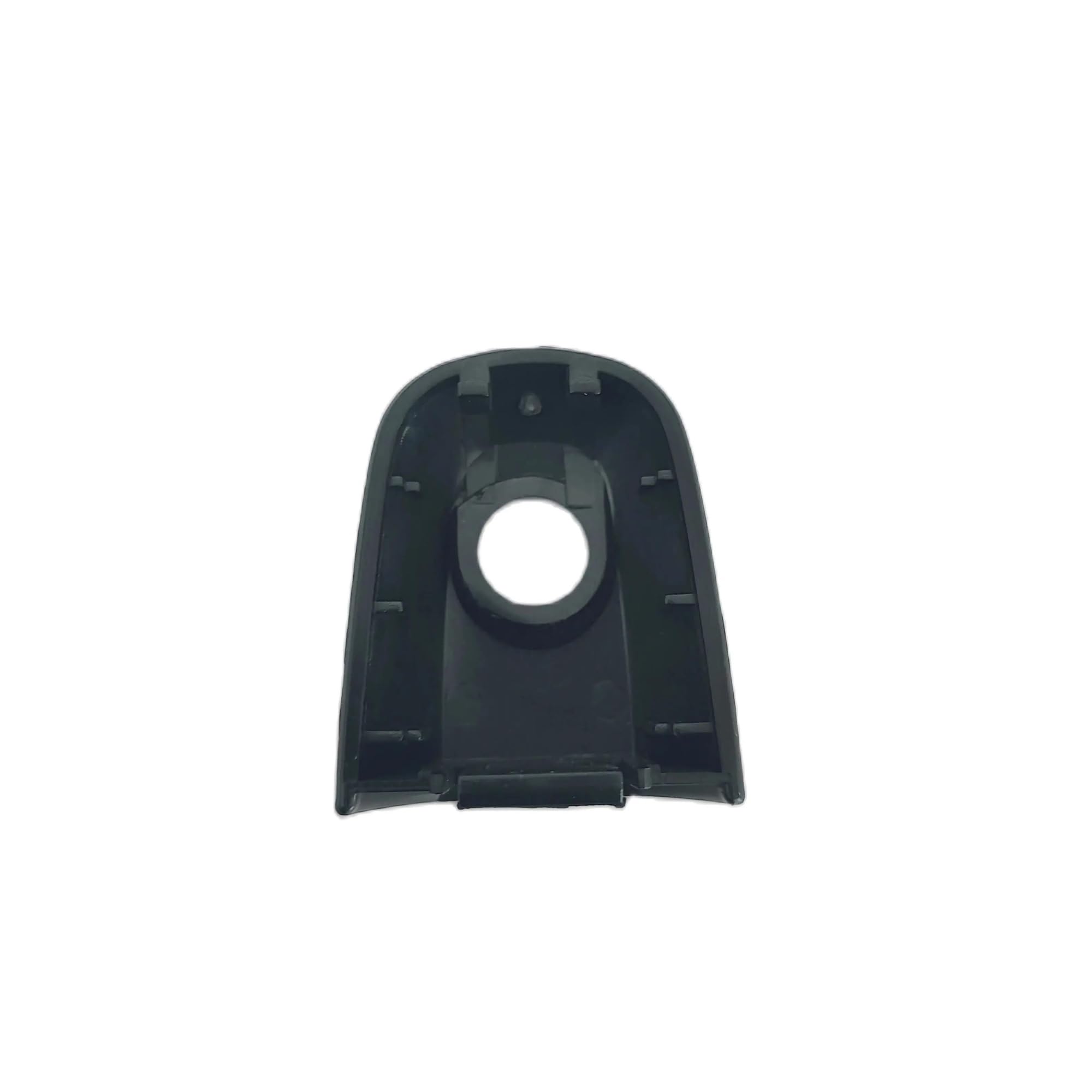 FIXCOR Outer Handle Cap Cover for Mitsubishi for Montero 2008-2015 L200 for Triton 2005-2015 Chrome and Black(Black with Hole)