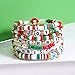 Budsmile Christmas Beaded Bracelets for Women Elk Snowman Bell Snowflake Stanta Xmas Tree Heishi Bracelets for Women Friendship Joy Merry Christmas Letter Jewelry