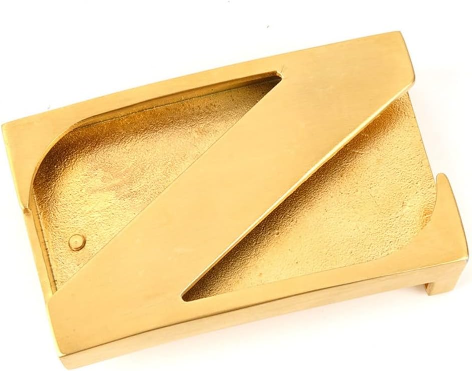 Stainless Steel Belt Buckle Men's Big Z Letter
