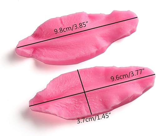 Miniatura 3 de Molde de veteado de silicona para pasta de goma, molde veteado de fondant, molde de flor de pasta de goma, herramienta de decoración de pasteles de