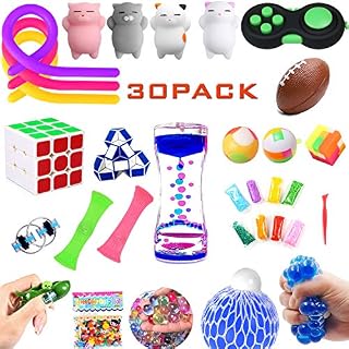 Fidget Toys Set,30 Pack.Sensory Toys Pack for Stress Relief ADHD Anxiety Autism