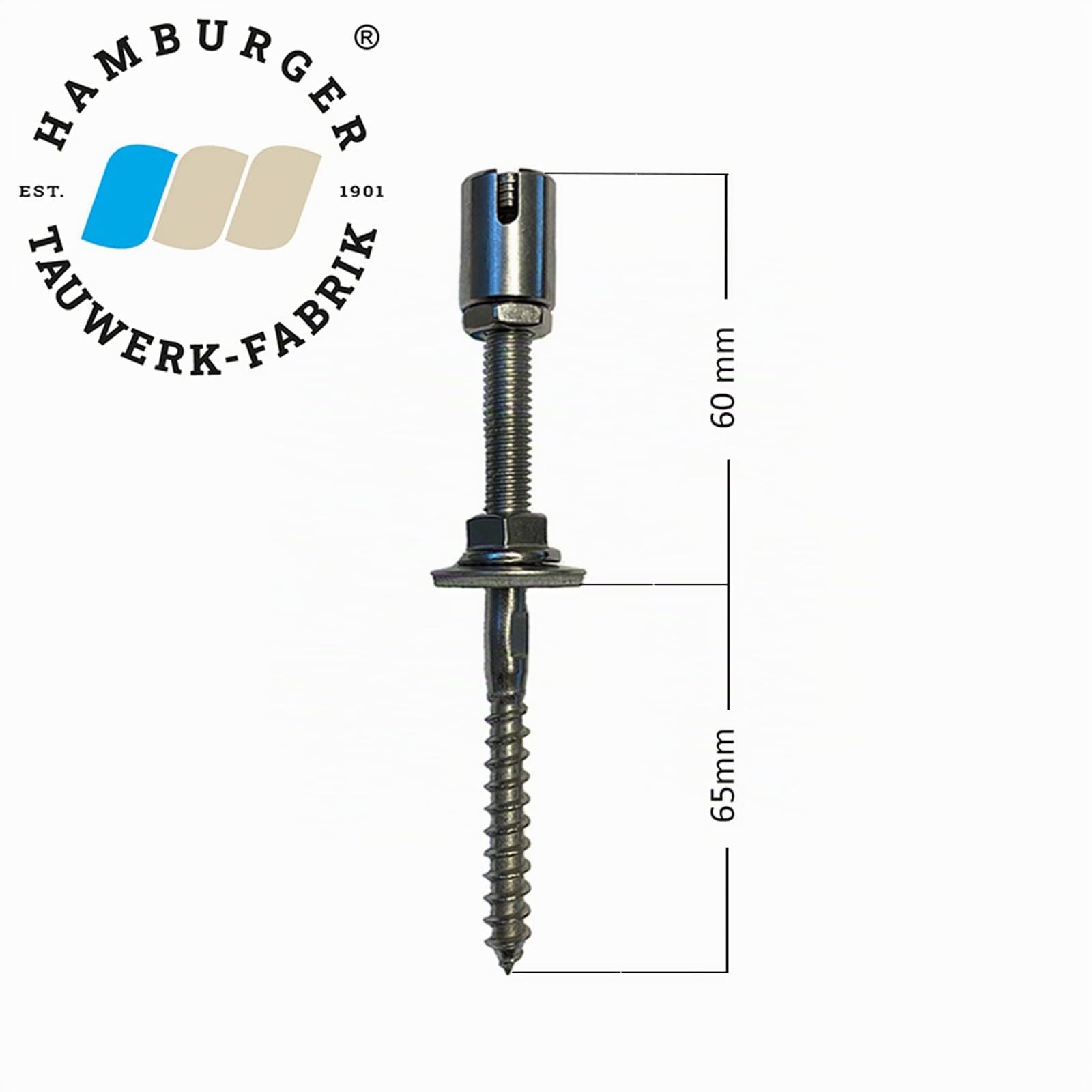 Rankhilfe/Ranksystem ''M'' aus Edelstahl - Wandabstand 50mm (Set 8) mit 20 Wandhaltern und 50m Drahtseil