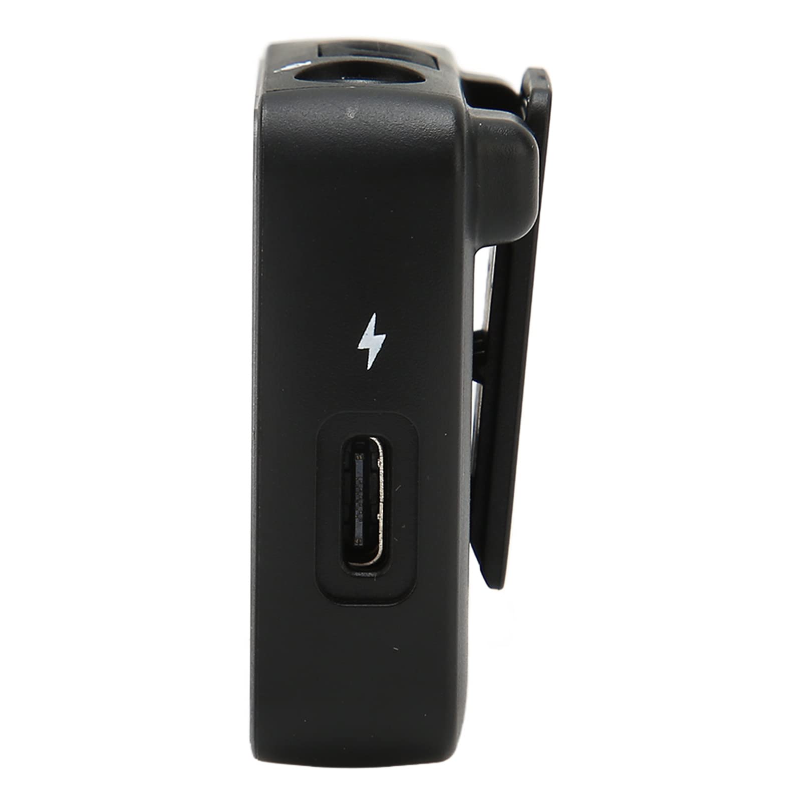 Bezprzewodowy Mikrofon Krawatowy 2.4G, 2-kanałowy Mikrofon HiFi Mini z klapą z 1 Odbiornikiem 2 Nadajniki, Mikrofon do Nagrywania Wideo z redukcją Szumów