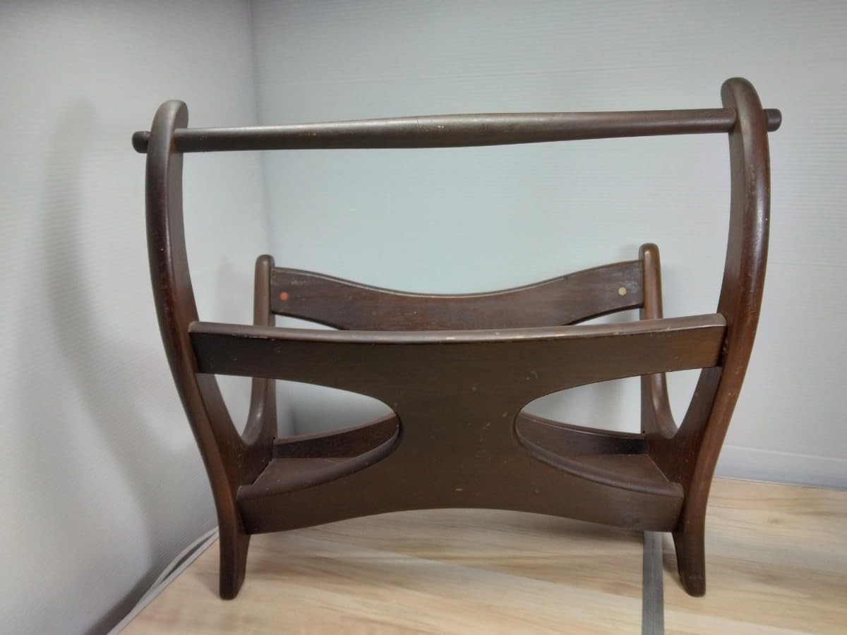 オールドマルニ マガジンラック マルニ木工 本立て 新聞入れ ビンテージ レトロ オールドマルニ マガジンラック マルニ木工 本立て 新聞入れ