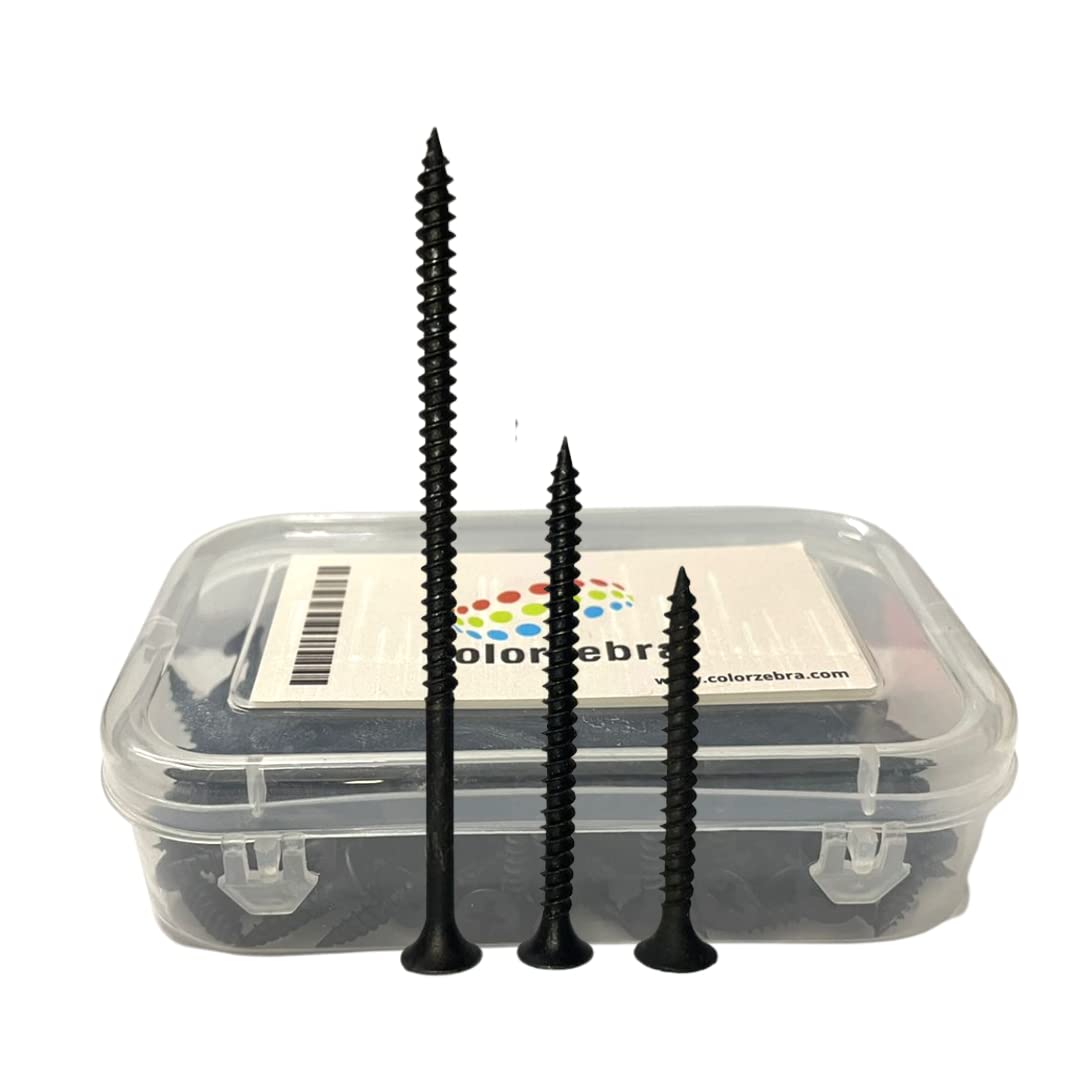 Color Zebra Assorted Drywall Screws | Sizes 1.5inch (38mm) / 2inch (50mm) / 3inch (75mm) | Pack - 150 pcs | (B0CYHC2BBX) Amazon Price History, Amazon Price Tracker