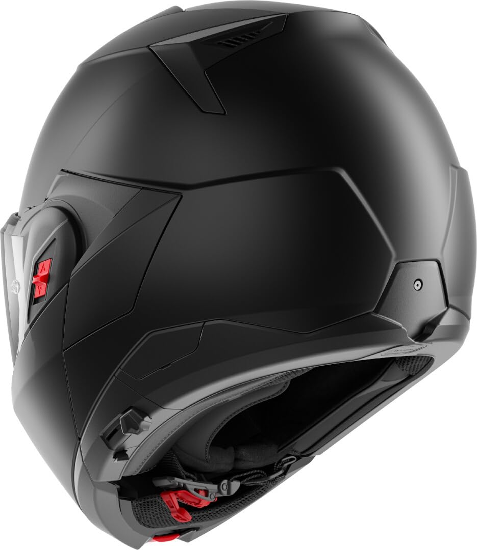 SHARK, Casque Moto Modulable OXO Dark Shadow Black Mat KMA
