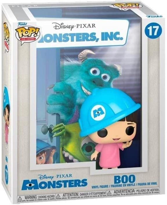 Funko Pop VHS Cover: Disney - Sulley - Monsters, Inc., Boo with Hard Hat - Amazon Exclusive - Collectable Vinyl Figure - Gift Idea - Official Merchandise - Toys for Kids & Adults - Owned IP Fans