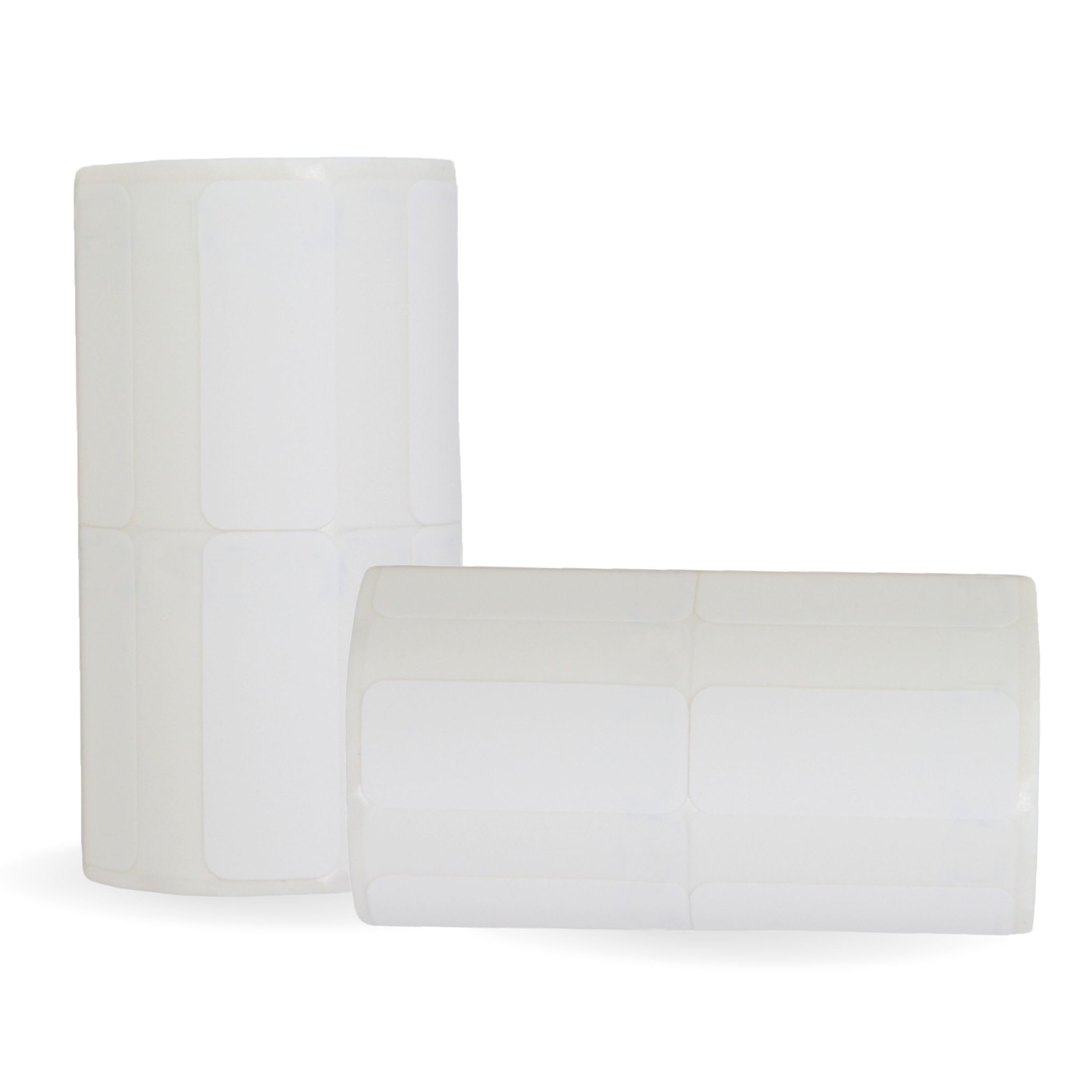 COLIBRÌ - Rotolo da 600 Etichette Bianche Adesive Personalizzabili Formato 25x10 mm - Rotolo Etichette Adesive per Stampante Termica Colibrì Printer