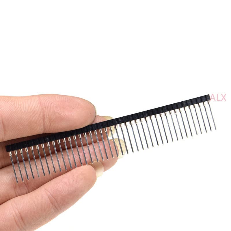 1PCS 1X40 PIN Single Row Round Female PIN Header Long pin 2.54MM Pitch Strip Connector Socket 40p 40PIN 40 PIN for PCB