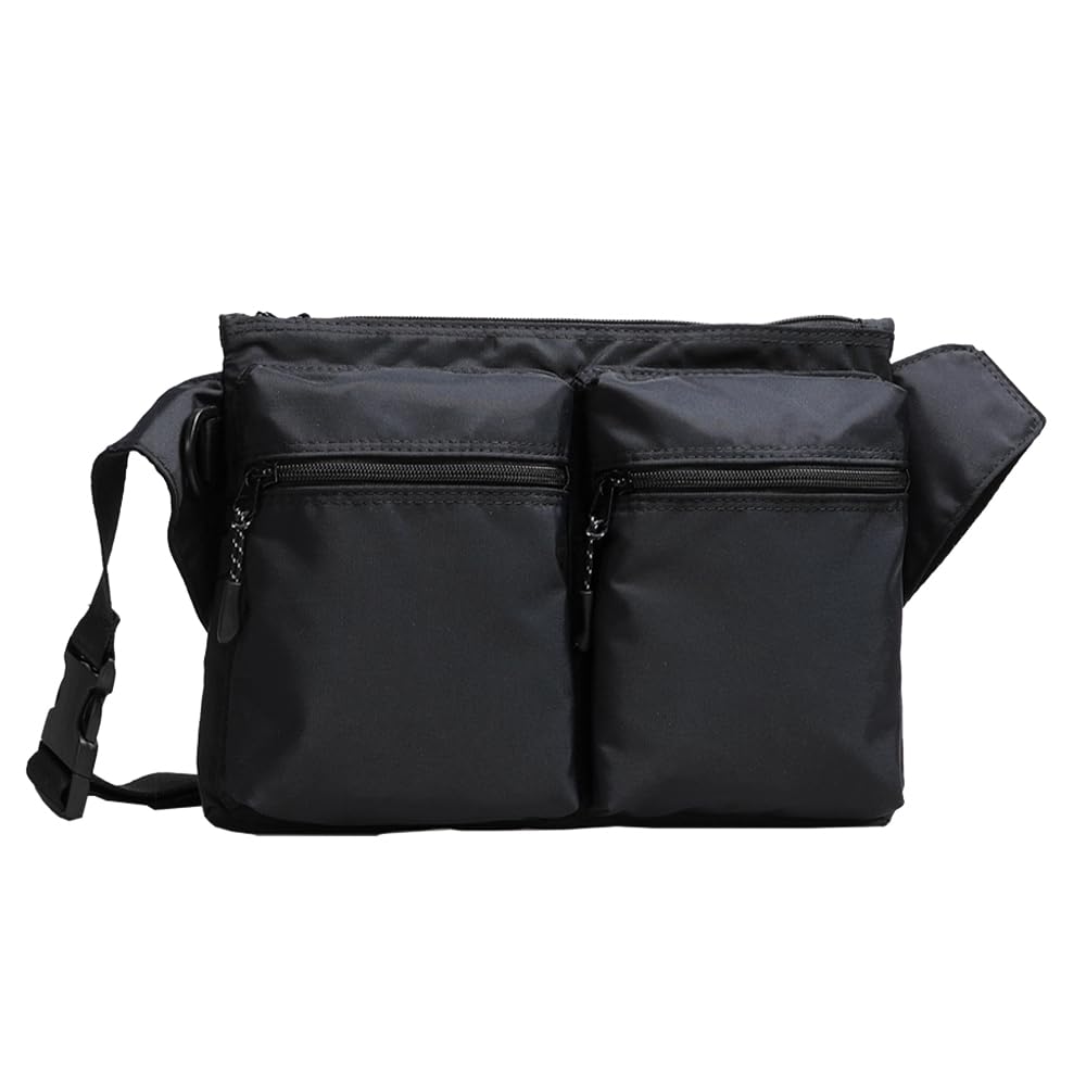 STNINE GEMELO Recycled Nylon Sling Bag – Lightweight Chest Shoulder Bag - Adjustable Strap Backpack -Travel Bag for Unisex- Sustainable & Discoloration-Resistant