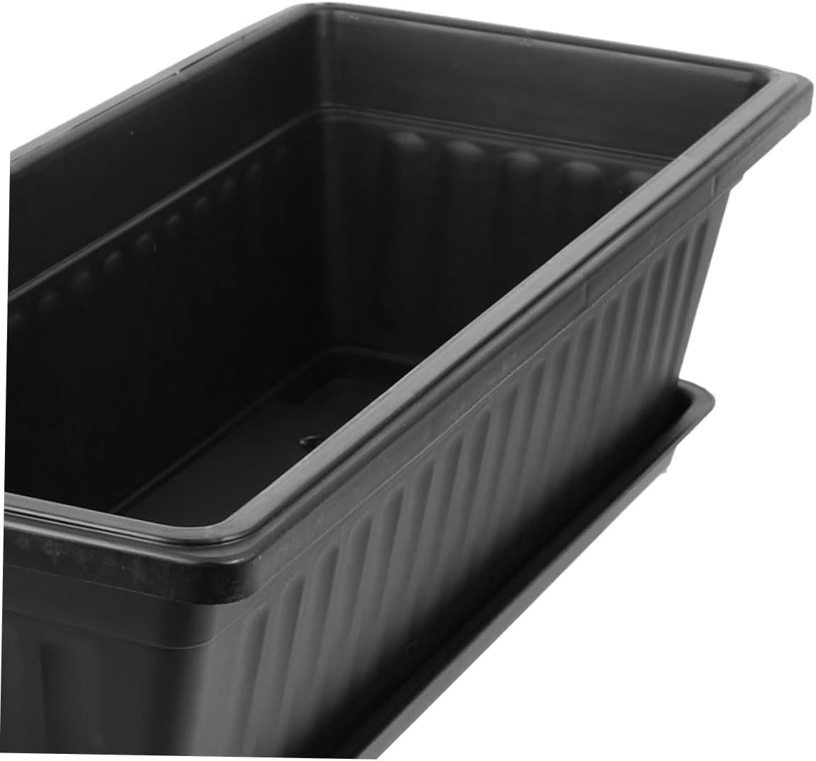 3sets Plant Pots Saucer Plastic Plant Nursery Garden Pots for Indoor Outdoor Orchid for