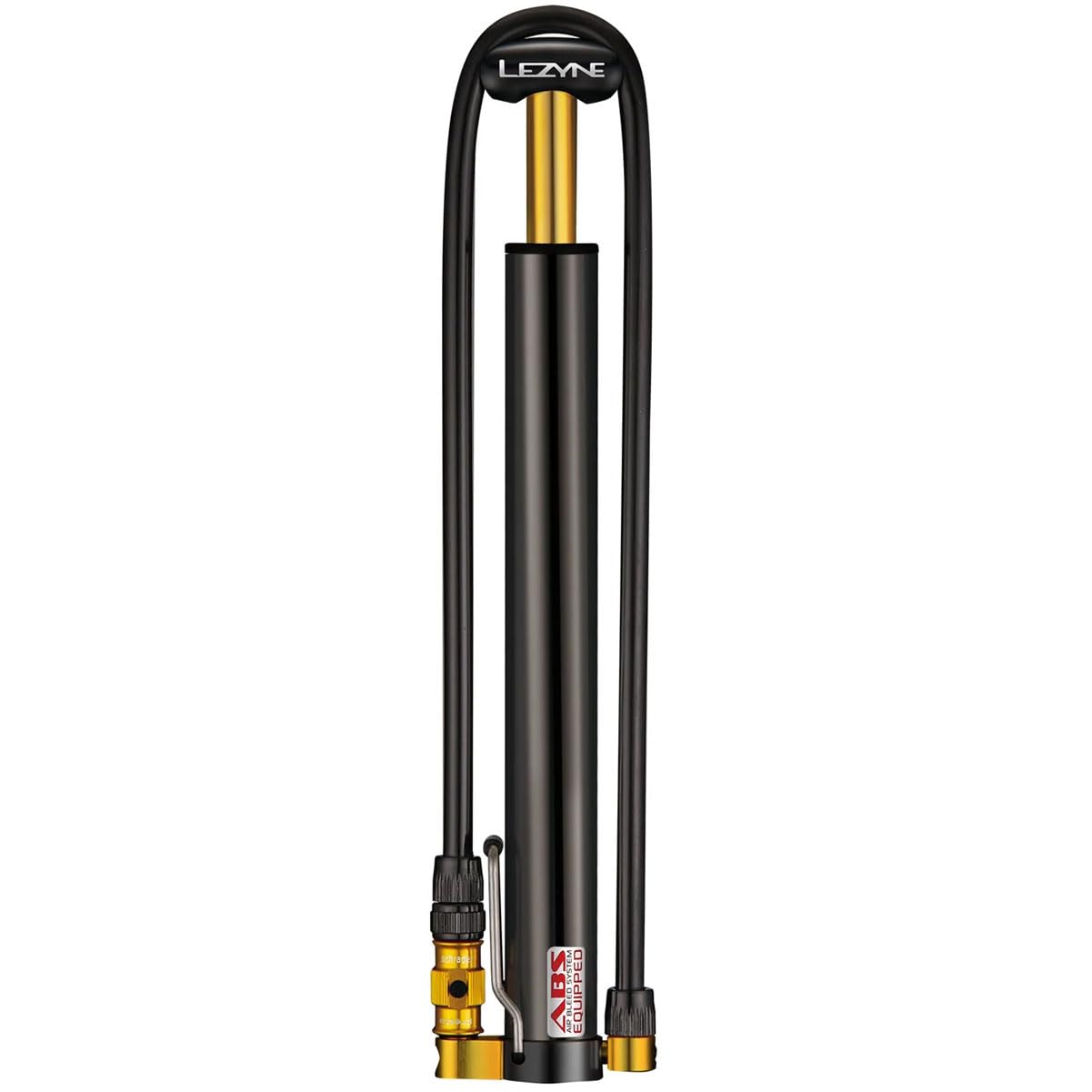 Lezyne Micro Floor Drive hv Pompe à Main Black/Hi-Gloss
