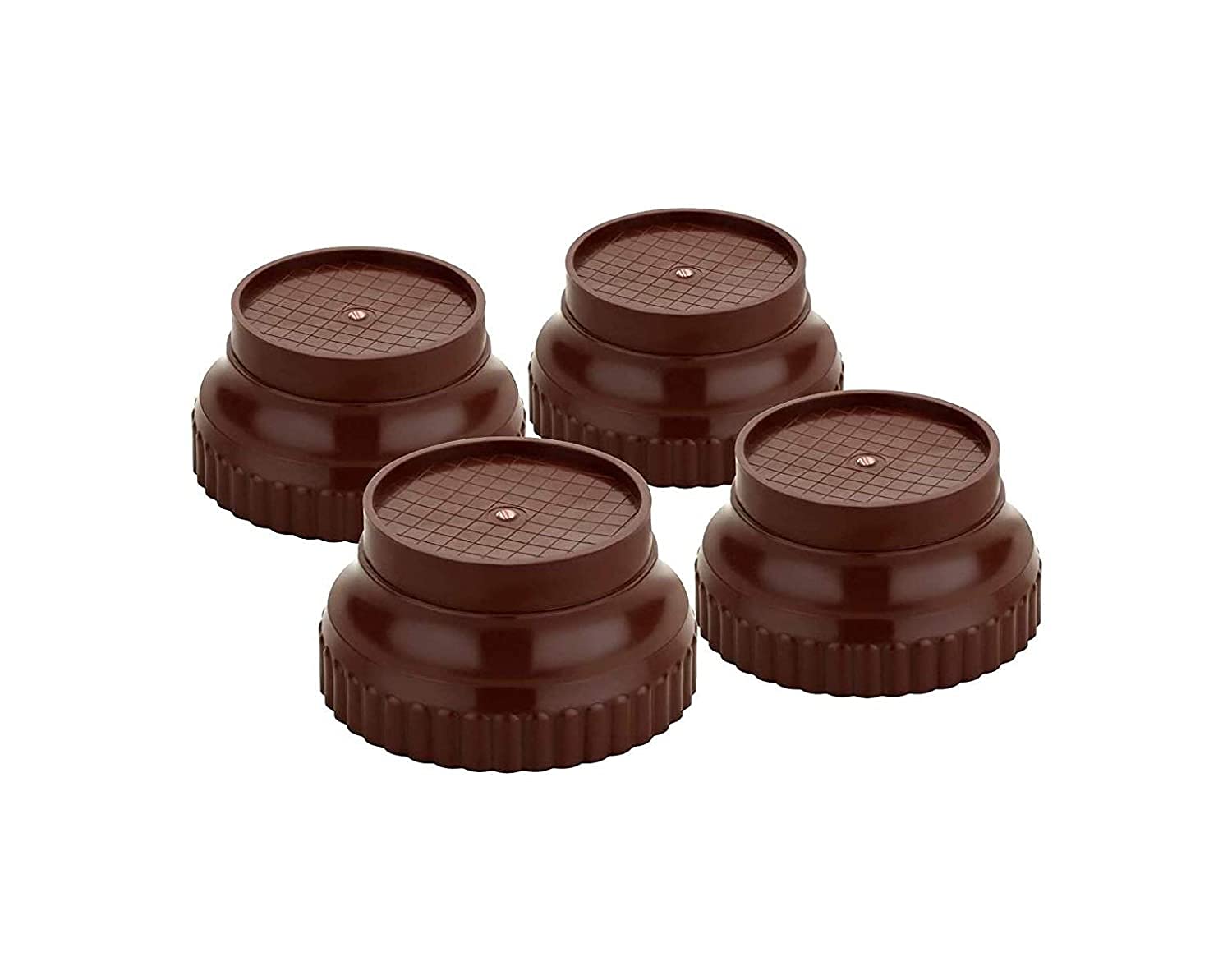 Moxstar Refrigerator Multi-Purpose Plastic Legs Foot and Stand,Washing Machine Stand,Furniture Base Stand -Round Brown (B0BYXNB76M) Amazon Price History, Amazon Price Tracker
