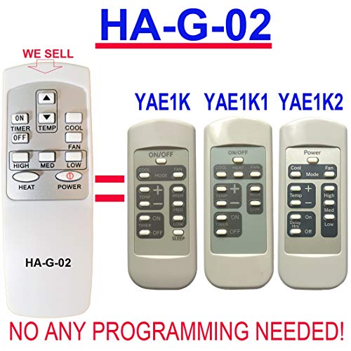 Replacement For Ge Window Air Conditioner Remote Control (Ha-G-02) #TOP1