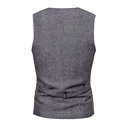 Fredney Men's Casual Outdoor Work Fishing Travel Photo Cargo Vest Jacket Multi Pockets Medium T Shirts For Men #TOP2