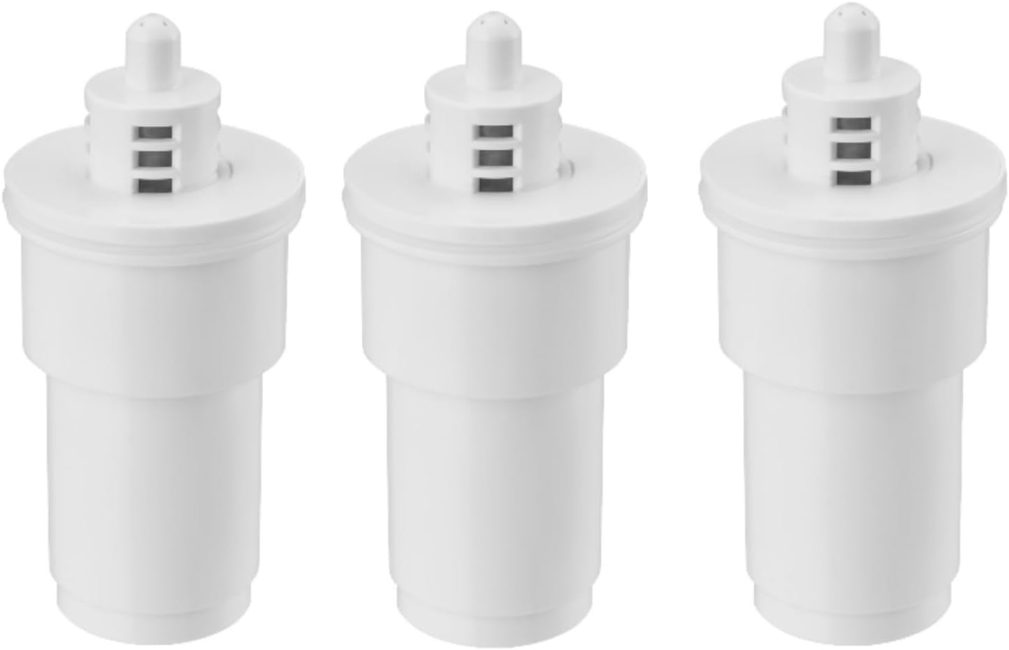 VEVOR Pitcher Water Filter Replacements, 3-Pack 5-Stage for Pitchers and Dispensers, No BPA, Last 3 Months or 40 Gallons, Reduce Limescale, Lead, Chlorine, for Water Filter Pitcher 6216
