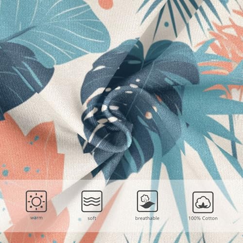 KLL Palm Tropical Pattern Exotic Toddler Boy Soft Athletic Underwear Breathable Undies3