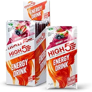 HIGH5 Energy Hydration Drink Refreshing Mix of Carbohydrates and Electrolytes (Berry, 12 x 47g)
