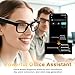 MONFOLROY AI Translation Smart Glasses with Chat GPT, Bluetooth Glasses with Translator 164 Languages for Men and Women, Music Playback & Hands-Free Calls, Color-Change Lens, Voice Assistant (KO-1)