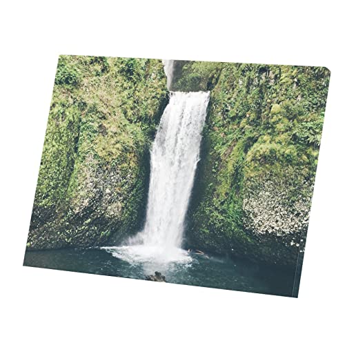 Toile Imprimée Petite Cascade de Montagne - Brisez la Monotonie des Murs Vides sans Encombrer
