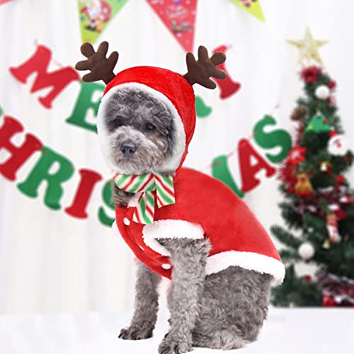 Disfraz de Navidad para perro con diseño de elk tamaño S miniatura 5