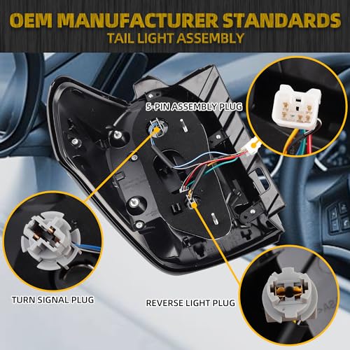 Dasbecan Right Side Tail Light Compatible with 2014-2024 Toyota 4Runner by Dasbecan - Used condition - Image 6