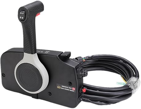 67200-99E56 Throttle Side Mount Remote Control Box | Compatible with Suzuki Outboard Engine 8Pin, 16.5ft Wire Harness, Simple Design