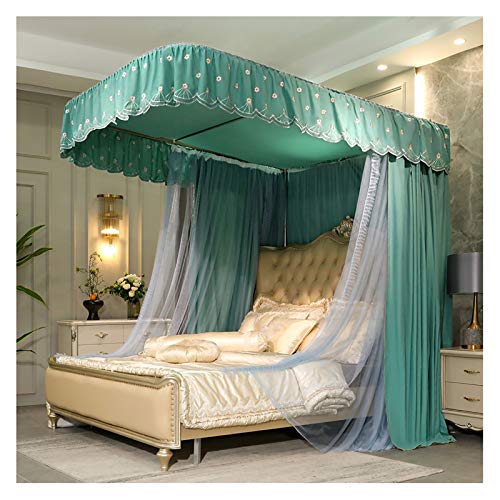 Auvent de lit moustiquaire avec support en U pour decoration de chambre King Size