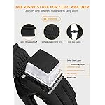 TRENDOUX Winter Gloves for Men Warm: 3M Thinsulate -20℉ Windproof Waterproof Ski Women Glove with Touchscreen Thermal Lining Anti-Slip for Work Cycling Motorcycle Snowboarding - Image 2